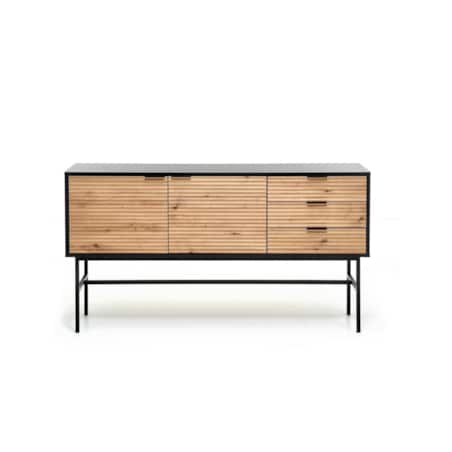 KOMODY Nihala 160/40/86 cm DĄB ARTISIAN styl loftowy MDF
