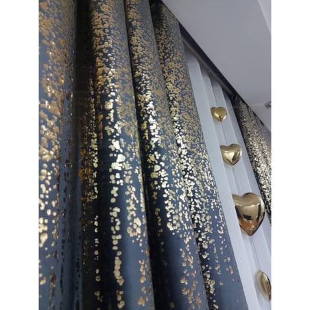 Zasłona welurowa Złoty Deszcz 140x250 cm