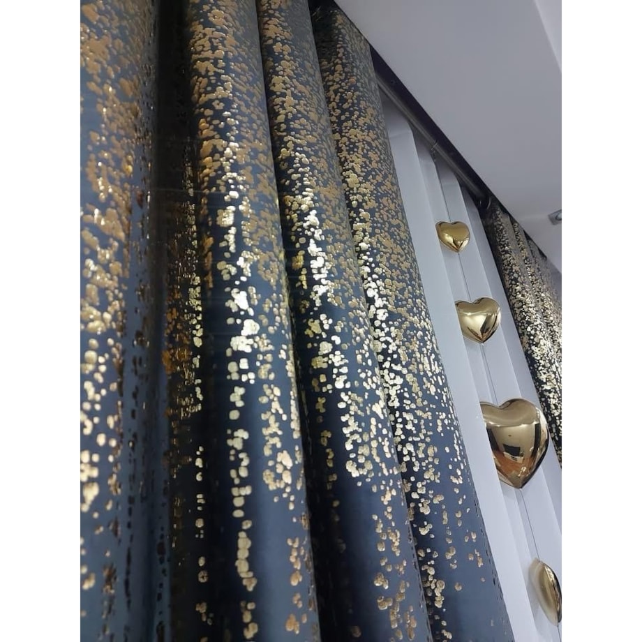 Zasłona welurowa Złoty Deszcz 140x250 cm