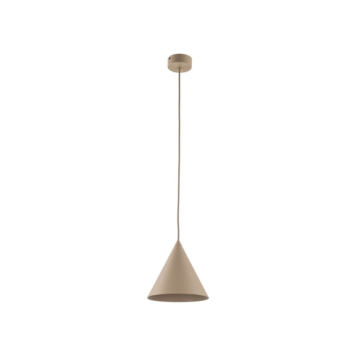 Lampa wisząca beżowa TK Lighting CONO SABIA S 10619 E27 19 cm nowoczesna do salonu i kuchni