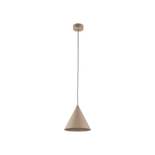 Lampa wisząca beżowa TK Lighting CONO SABIA S 10619 E27 19 cm nowoczesna do salonu i kuchni