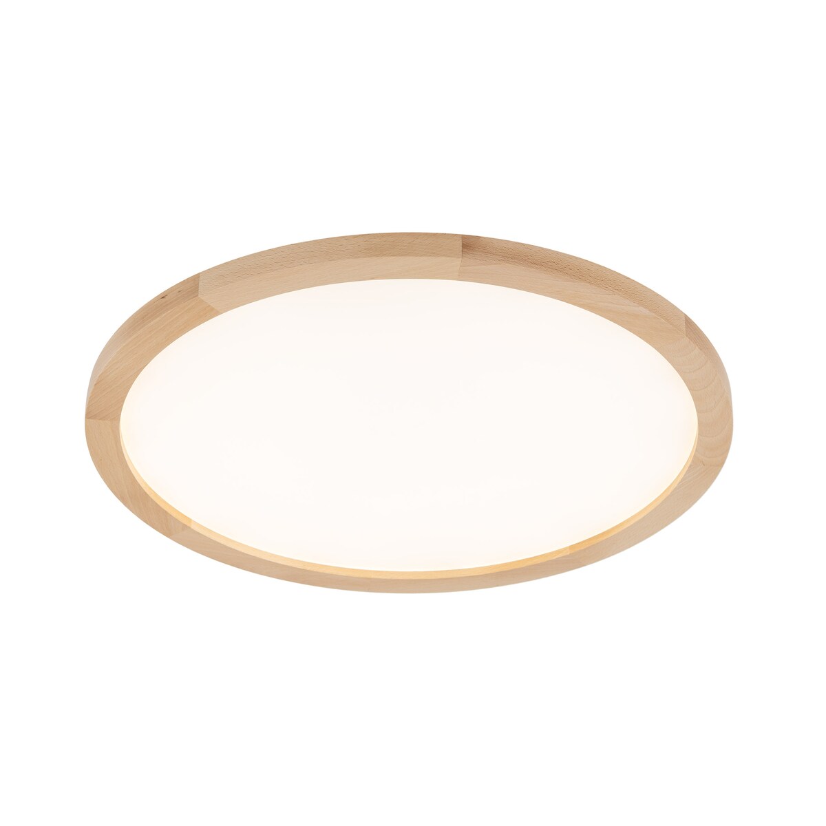 Plafon LED 45W TK Lighting AQUA WOOD BUK 18008 IP54 biały z drewnem 52,5 cm do kuchni i salonu