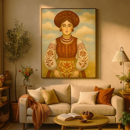 Obraz na płótnie Kwiatowa Harmonia 45cm x 70cm