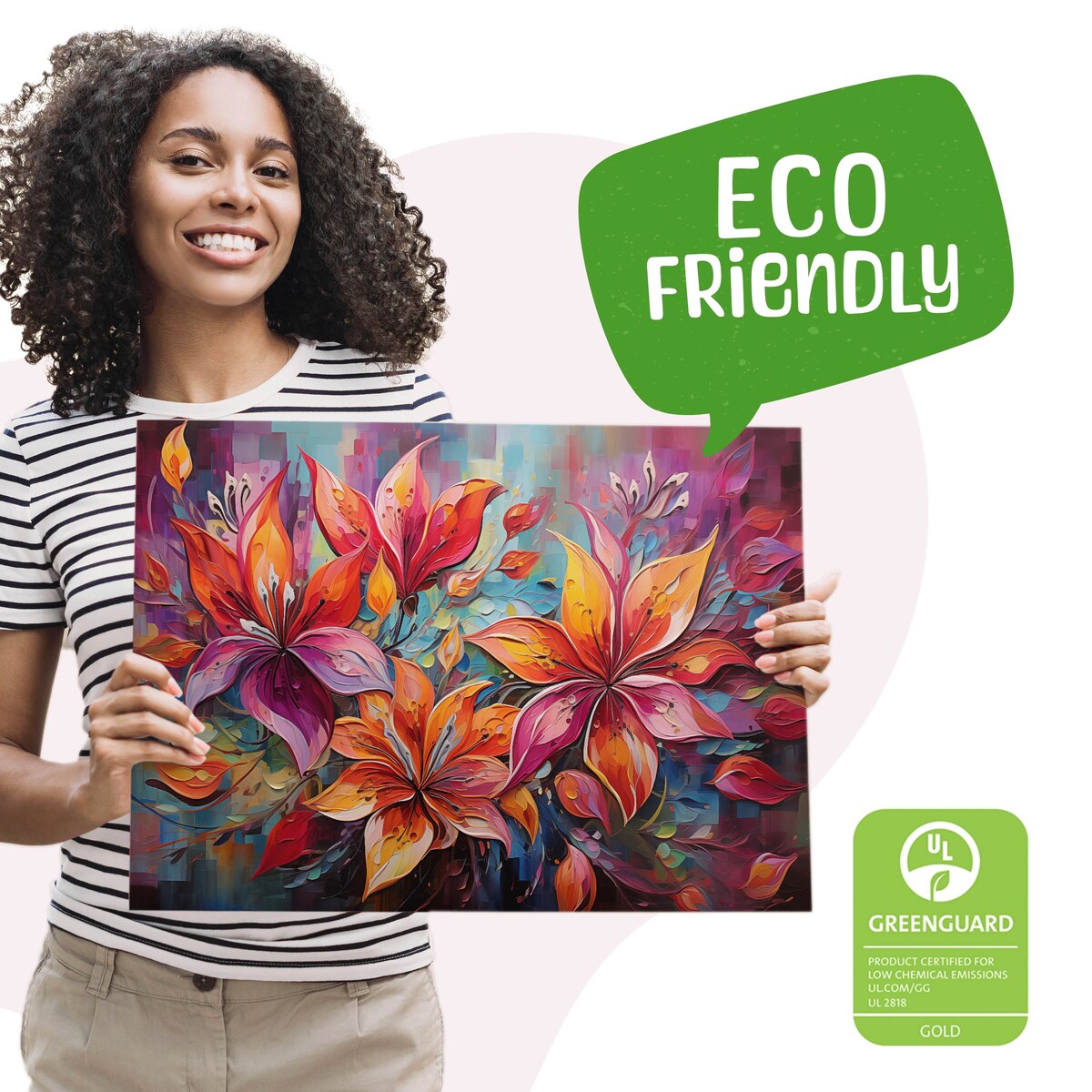 Obraz Na Płótnie Do Jadalni Kolorowe Kwiaty Natura Abstrakcja 120x80cm