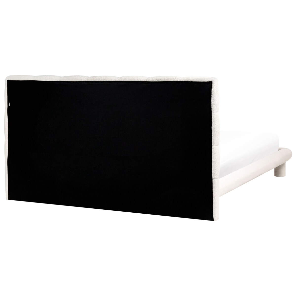 Łóżko Boucle CRESSAT 180 x 200 cm Złamana biel