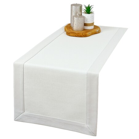 Bieżnik Maxima jasnoszary 1599 O5 - 40x180 cm - szary