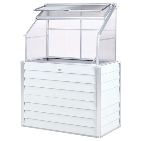 Szklarnia balkonowa NOVOLI Złamana biel 62 cm