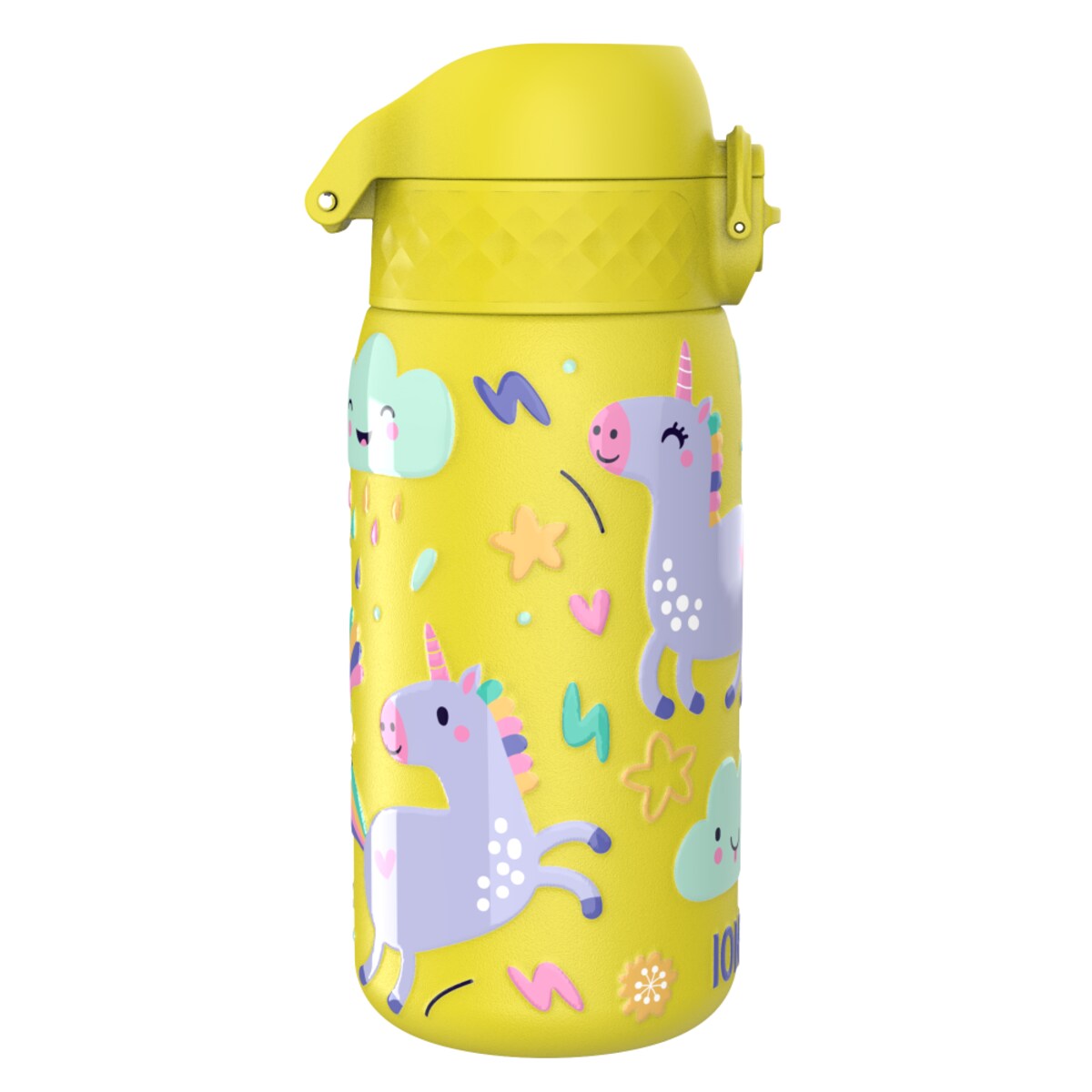 Butelka ION8 Single Wall I8SS400PYUNI Unicorns (Yellow)