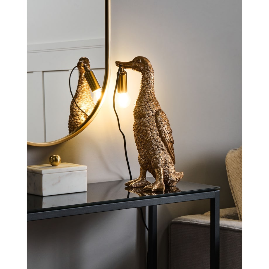 Lampa stołowa Kaczka ANATIS Złoty