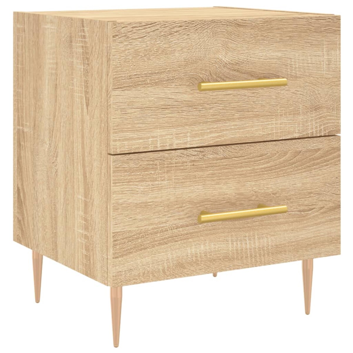 vidaXL Szafka nocna, dąb sonoma, 40x35x47,5 cm materiał drewnopochodny