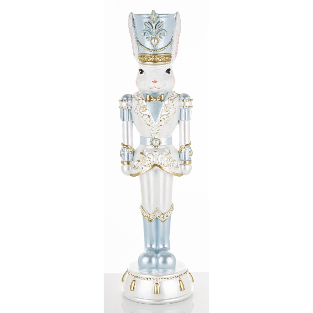 Figurka - Królik w błękitnym mundurze 45,5x12x12 cm SOLDATO-1