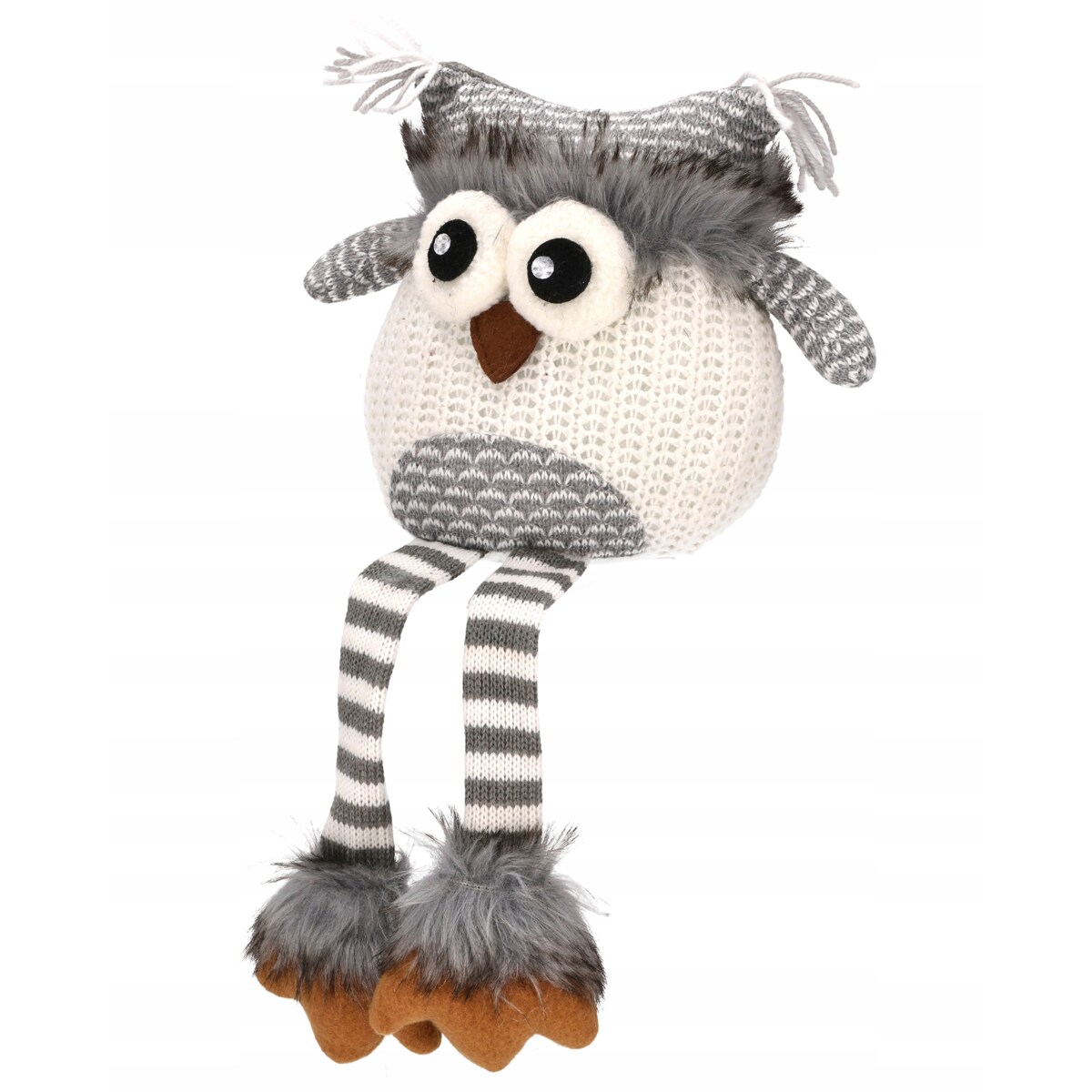 SKRZAT świąteczny KRASNAL gnom 40 cm Mikołaj na święta SOWA dekoracja JUMI