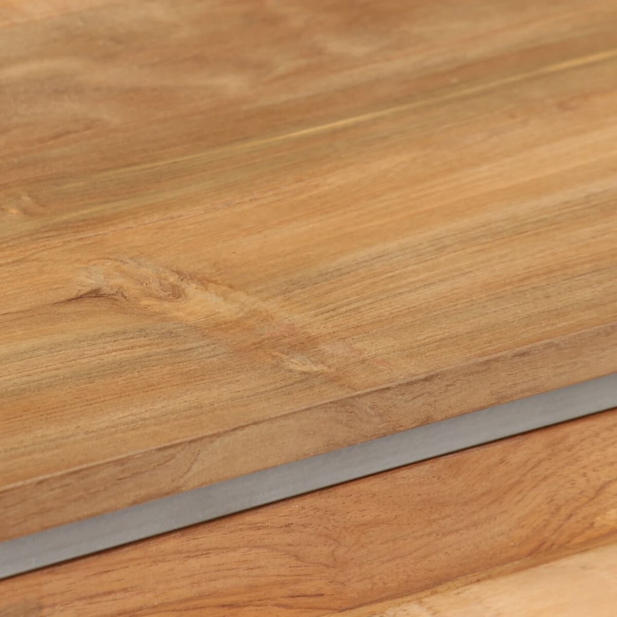 vidaXL Szafka TV, drewno tekowe z recyklingu i stal, 120 x 30 x 40 cm