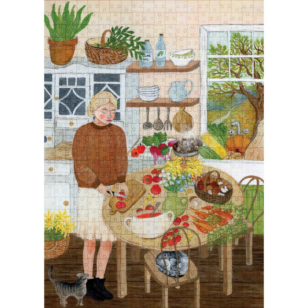 Muno Puzzle "Domowe Przetwory" by Asia Spettel Puzzle 500 el. w eco woreczku