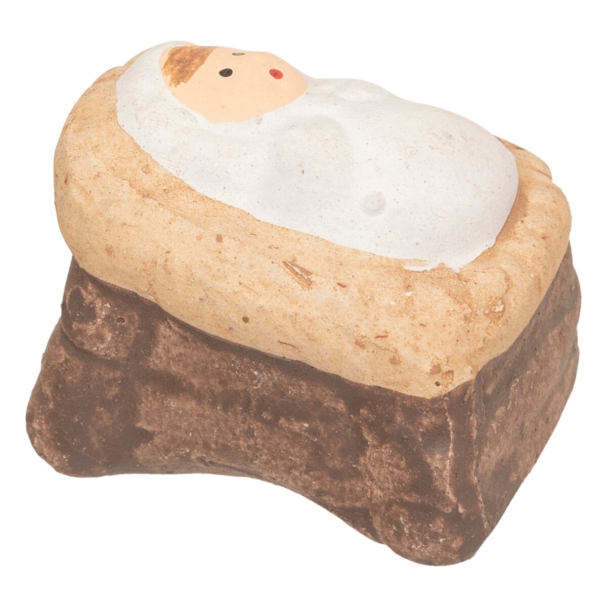 Szopka bożonarodzeniowa + 7 figurek, 33 x 16 cm, MDF
