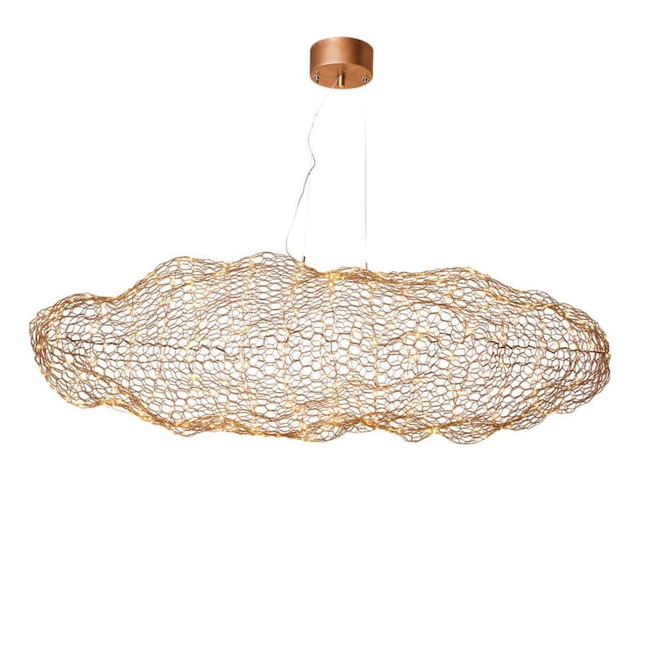 Designerska lampa wisząca Hayden 4201250-6501 By Rydens chmura LED 15W 2700K złota