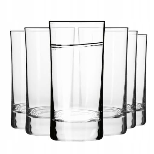 Kieliszki do Wódki Shotów Nalewki Krosno 6 szt 40 ml Proste Klasyczne Zestaw