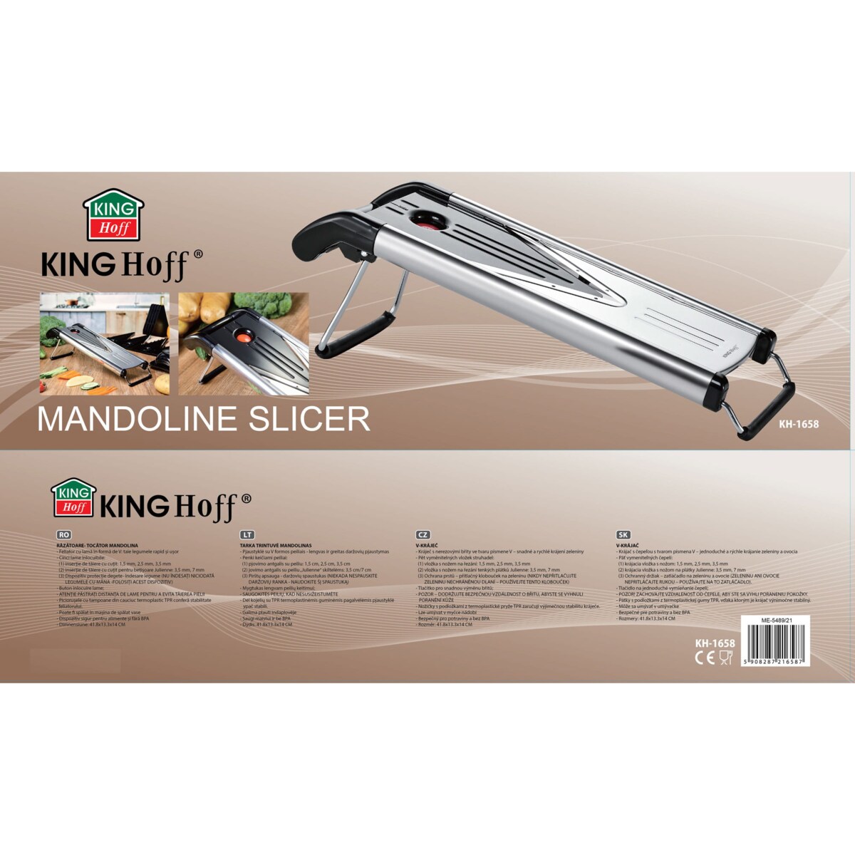 Szatkownica do warzyw mandolina profesjonalna KINGHOFF