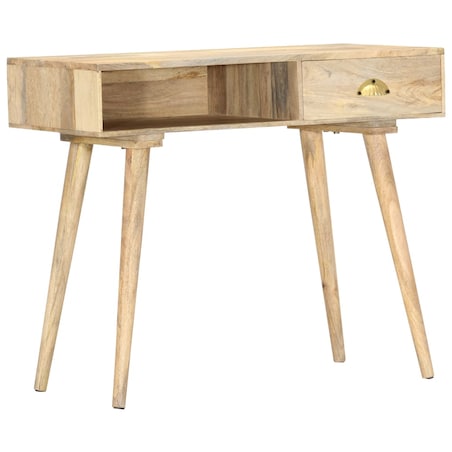 vidaXL Stolik konsolowy, 90x45x75 cm, lite drewno mango