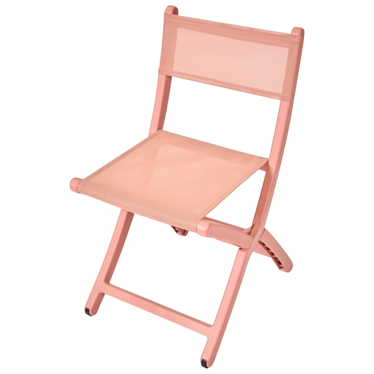 Zestaw 4 krzeseł ogrodowych TALCA Składane Koralowy