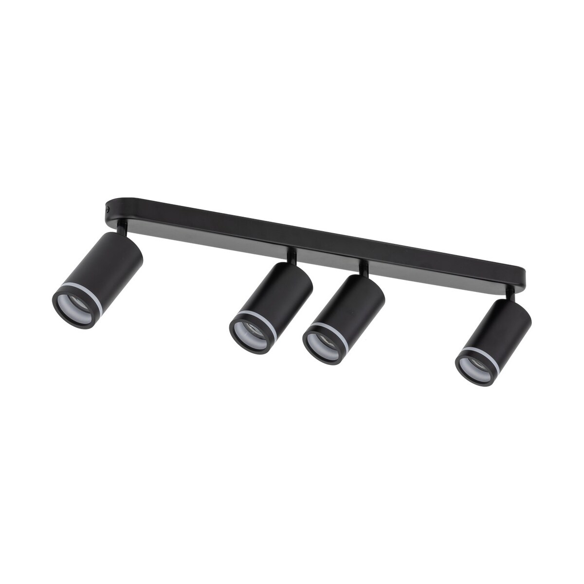 Lampa sufitowa spot 4xGU10 JET BLACK 6916 czarna TK Lighting ruchome reflektory plafon do salonu kuchni