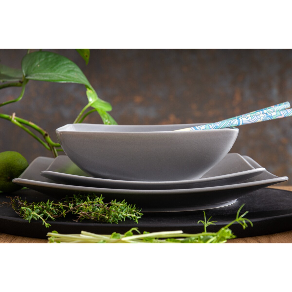 Konsimo EPIRI Talerz deserowy 6szt.