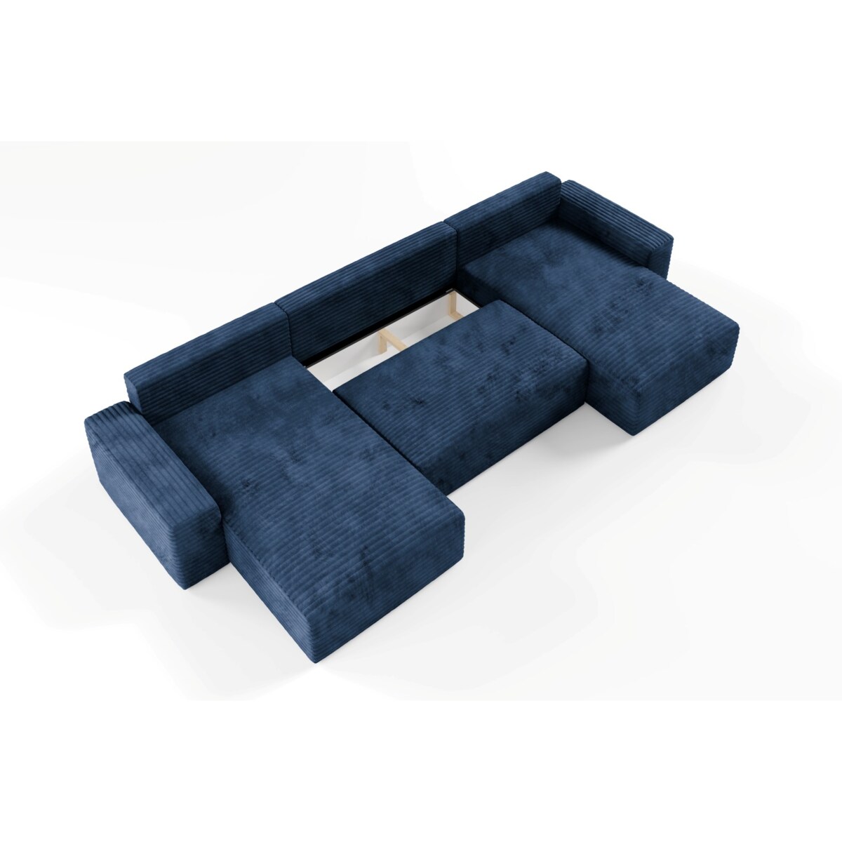 Narożnik COCO U z funkcją spania Kolor: TILIA 77