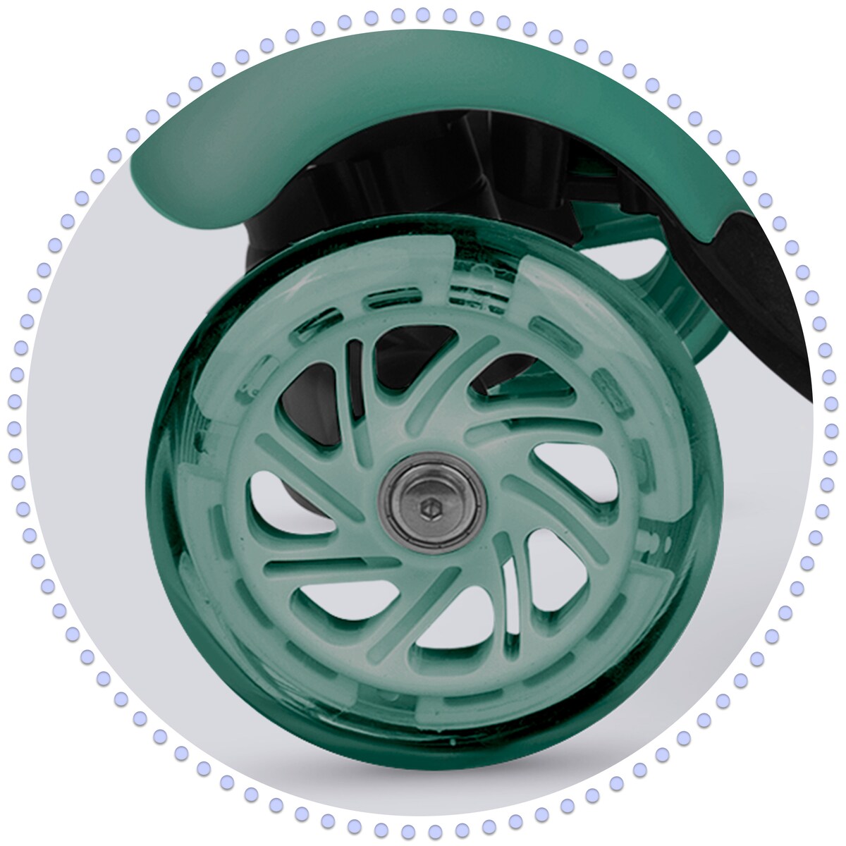 Hulajnoga trójkołowa dla dzieci balansowa 3w1 led Ricokids