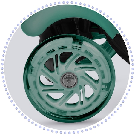 Hulajnoga trójkołowa dla dzieci balansowa 3w1 led Ricokids