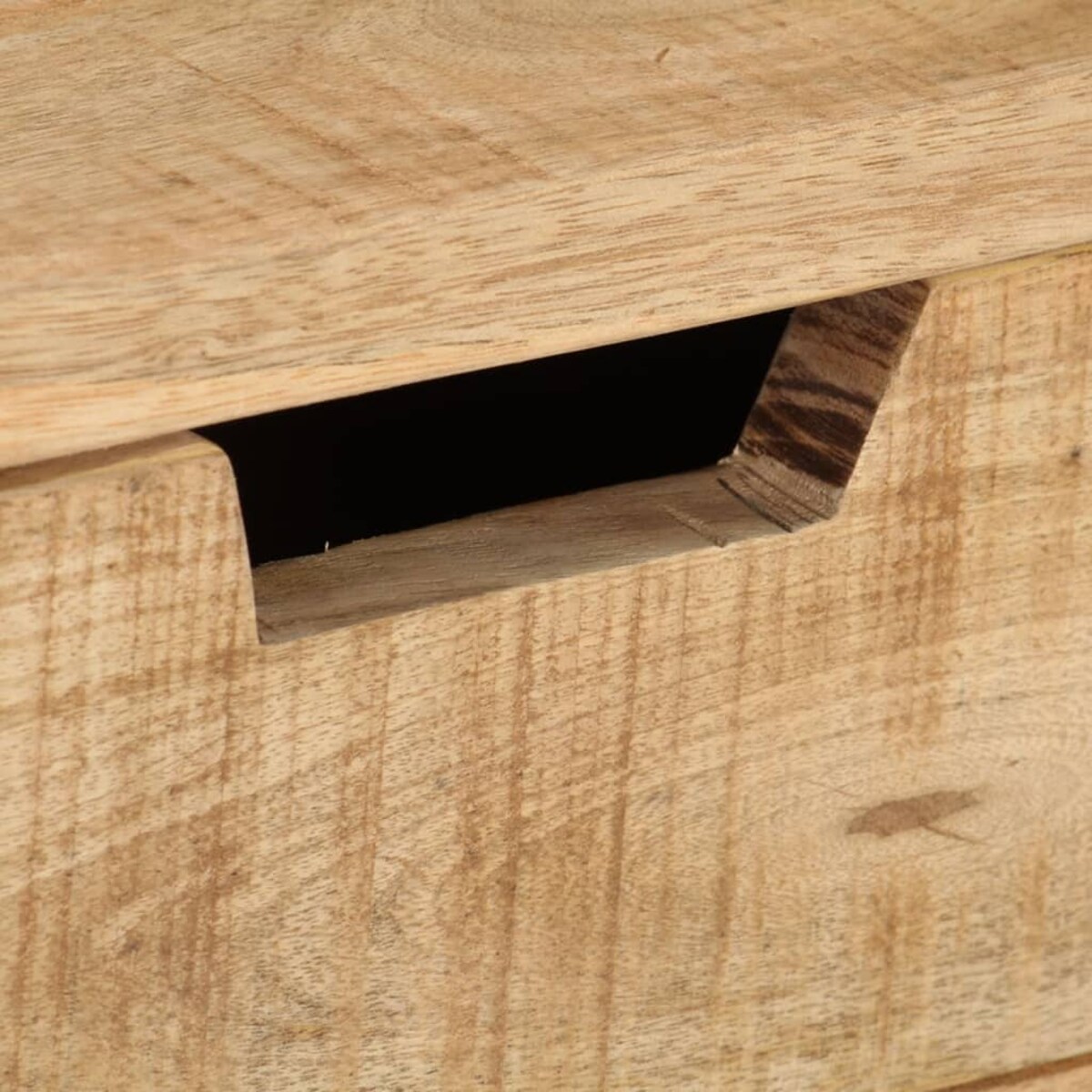 vidaXL Biurko, 100x45x90 cm, surowe drewno mango