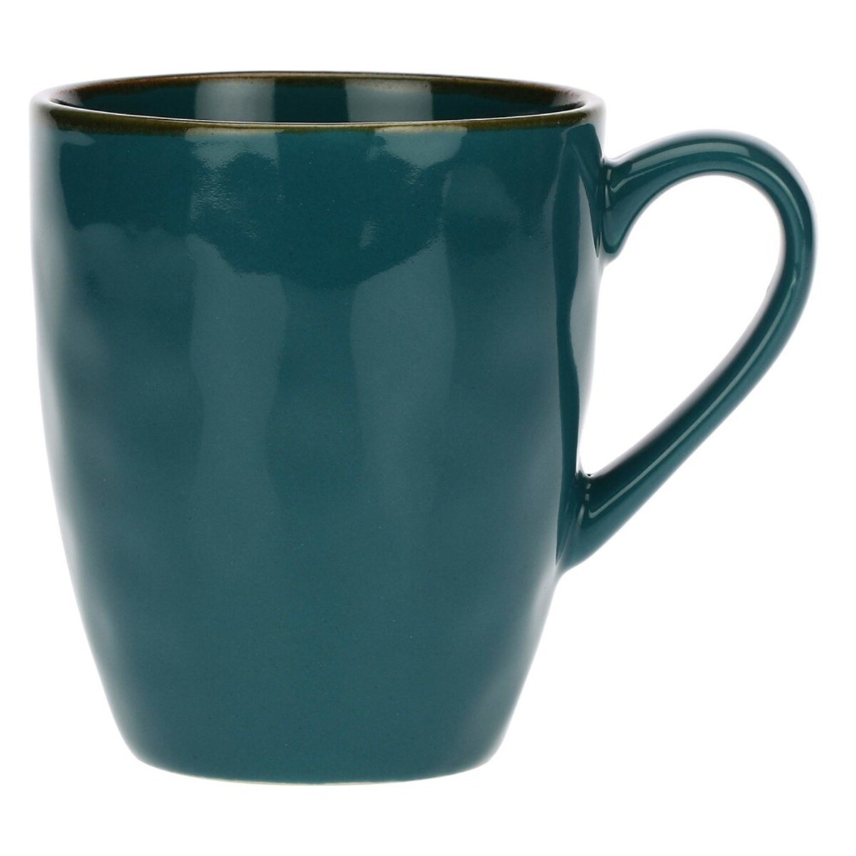 Zestaw 4 kubków z uchwytem Concerto Ottanio - Niebiesko-zielony, 430 ml