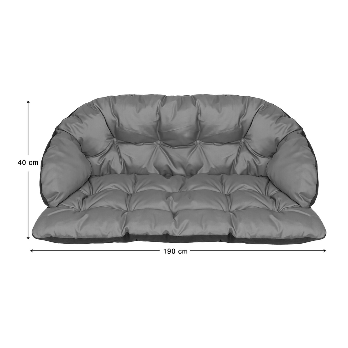 Poduszka Ogrodowa Wodoodporna Na Kanapę Ławkę Sofę Huśtawkę 190X40