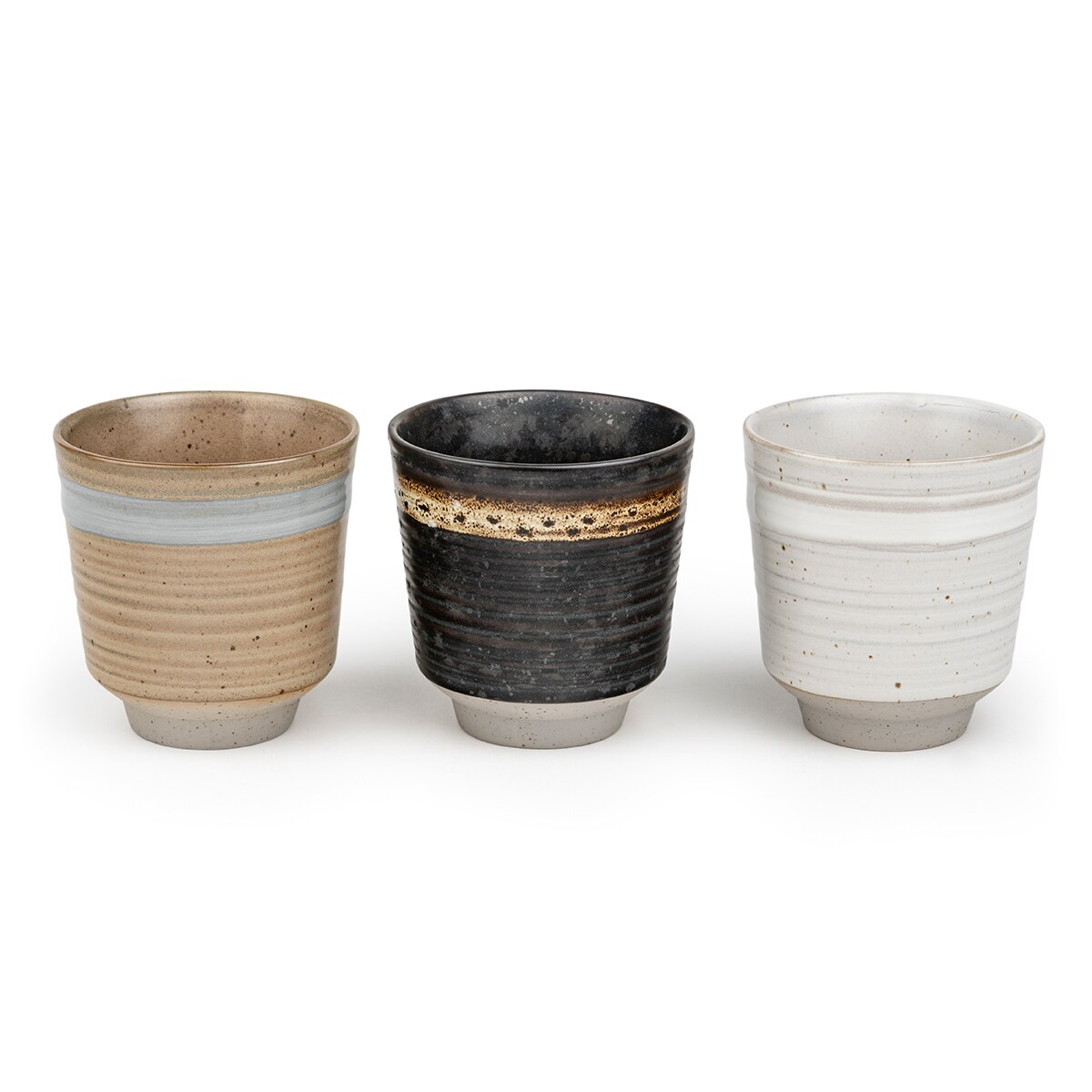 Kubki do herbaty porcelanowe Jari 200 ml - 3 sztuki / Bredemeijer