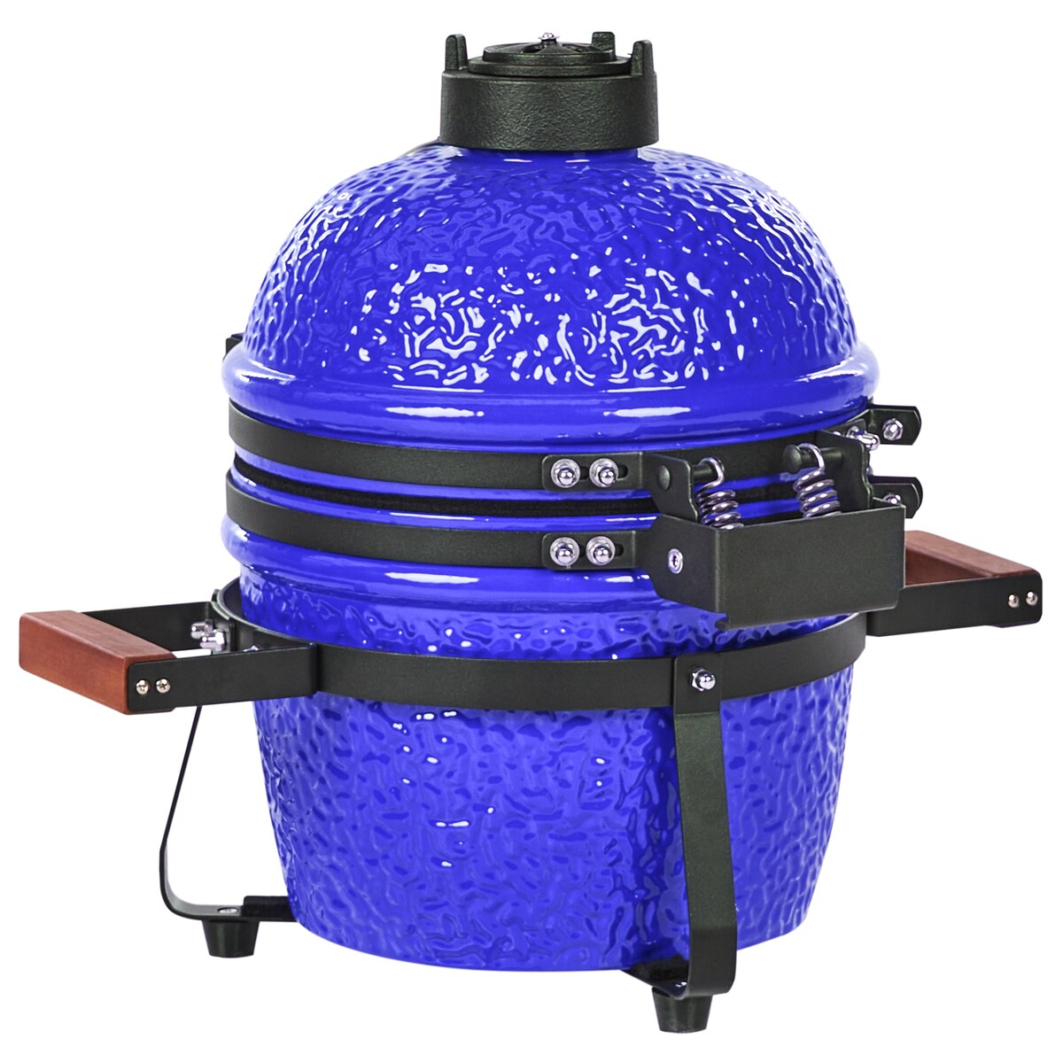Mini grill węglowy KAMADO Ceramika Niebieski