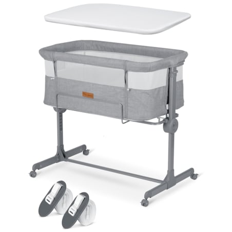 Łóżeczko dziecięce niemowlęce dostawka Nukido składane 0-5m