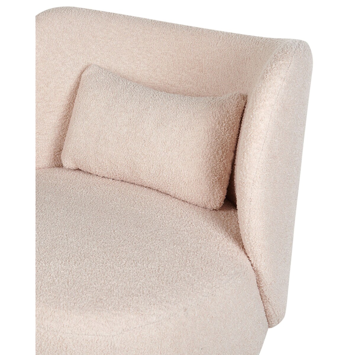 Fotel boucle beżowy OTSBY