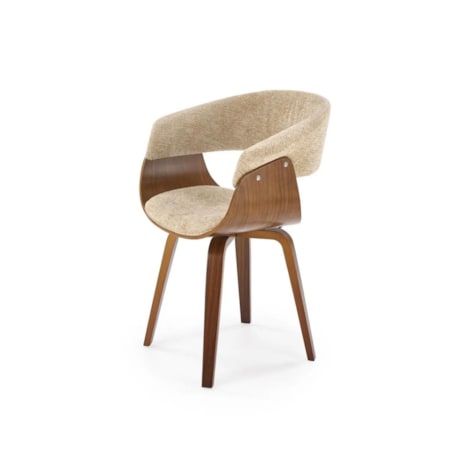 Krzesło K545 beżowe/orzech