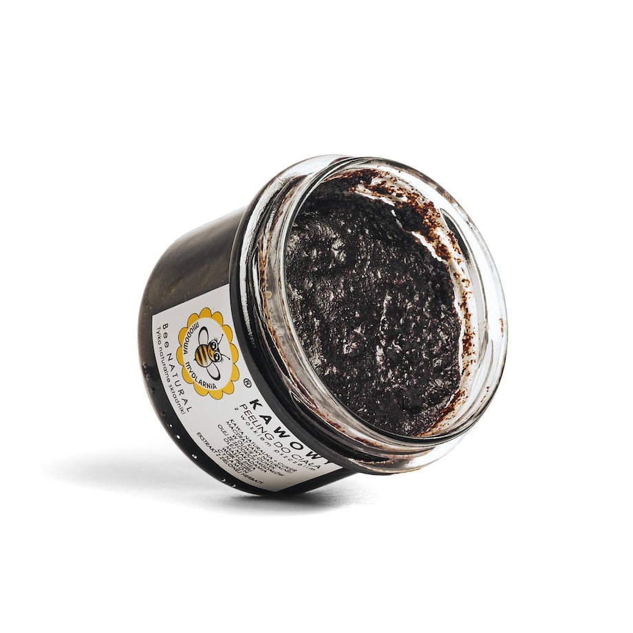 KAWOWY peeling do ciała z woskiem pszczelim