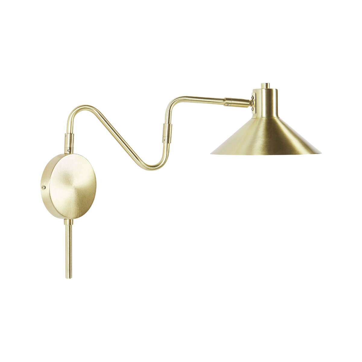 Lampa ścienna BALIEM Regulowana Metal Złoty