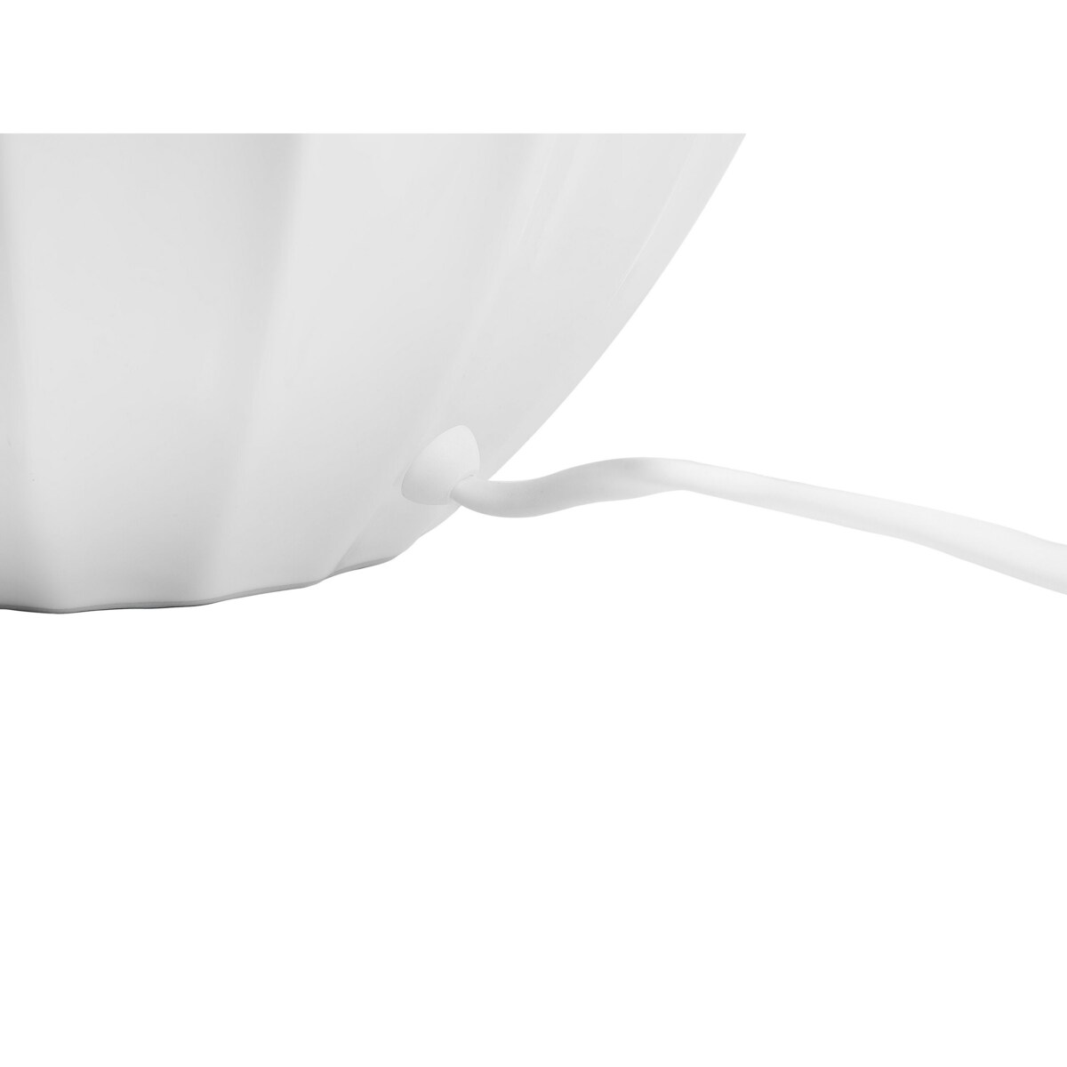 Lampa stołowa ceramiczna biała NERIS