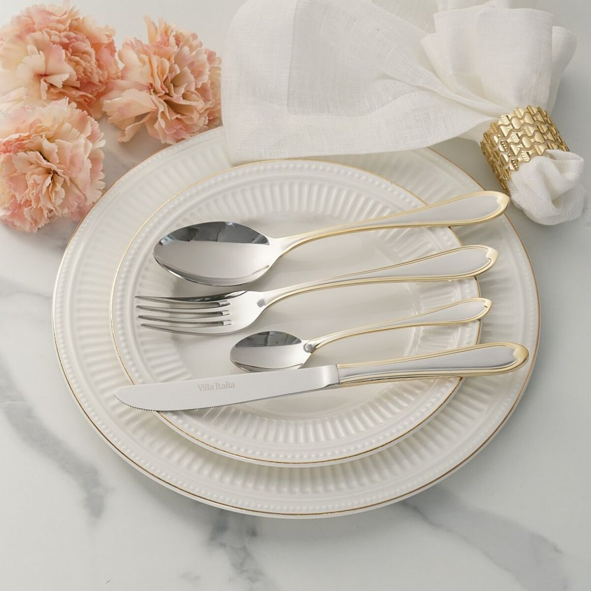 VILLA ITALIA Zestaw sztućców na 6 osób 24 elementy ACAPULCO