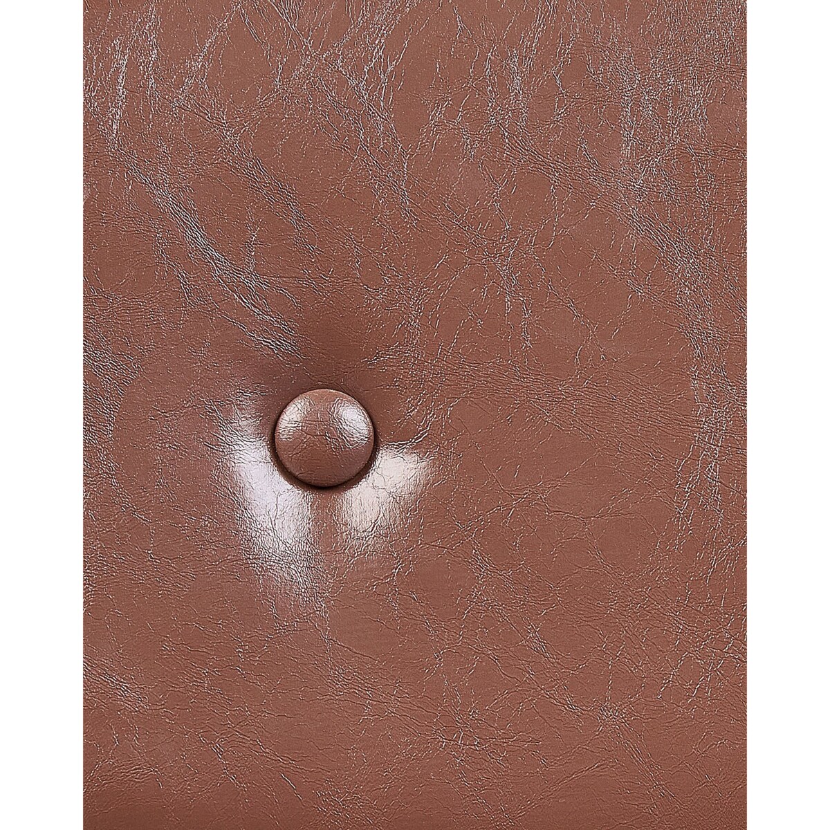 Krzesło biurowe regulowane ekoskóra brązowe ALGERITA