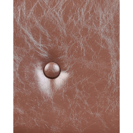 Krzesło biurowe regulowane ekoskóra brązowe ALGERITA