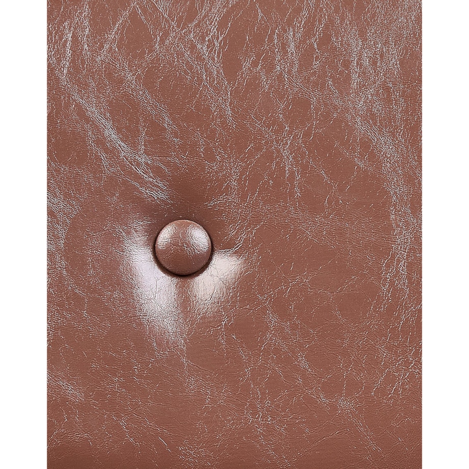 Krzesło biurowe regulowane ekoskóra brązowe ALGERITA