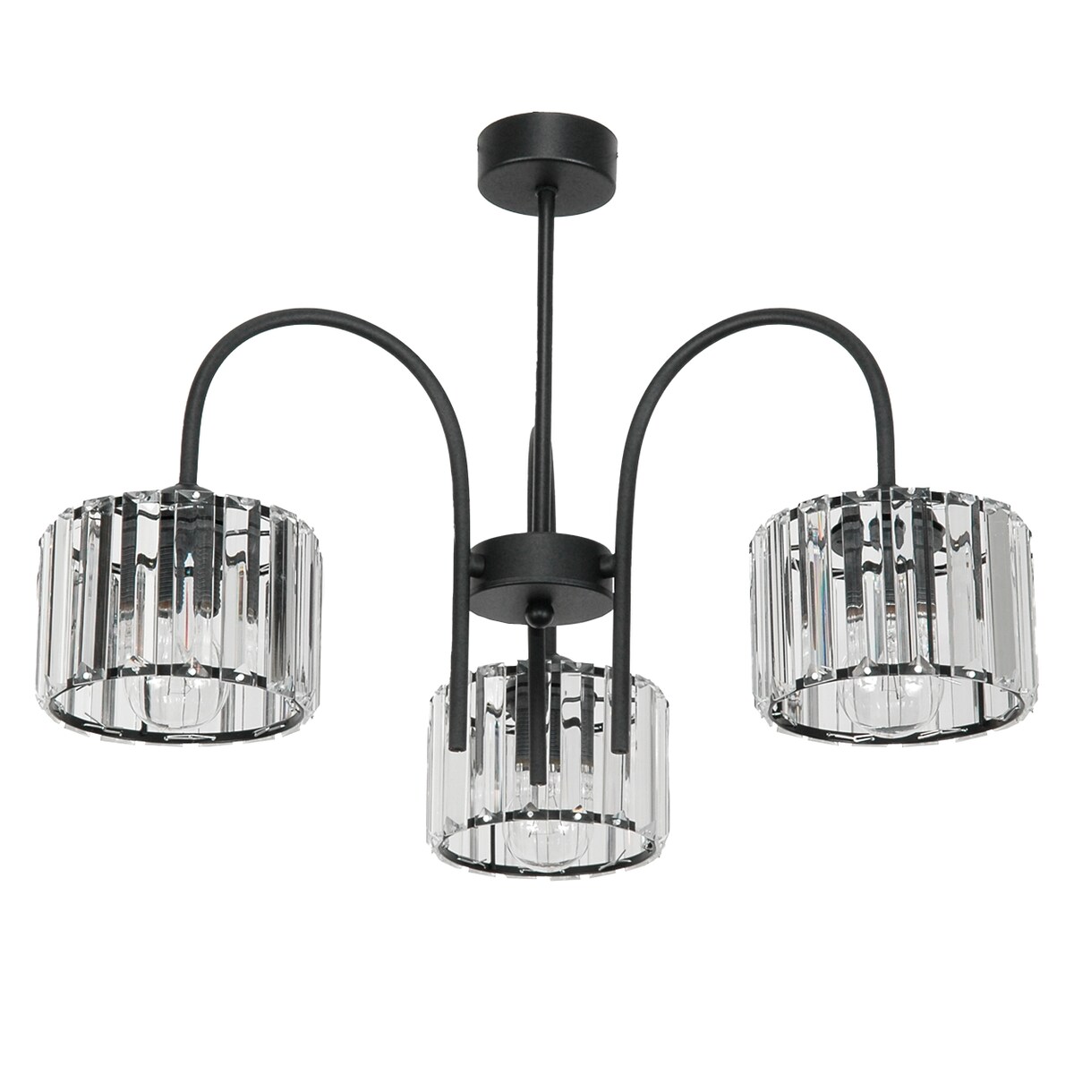 lampa sufitowa wisząca 3 punktowa edylit glamour