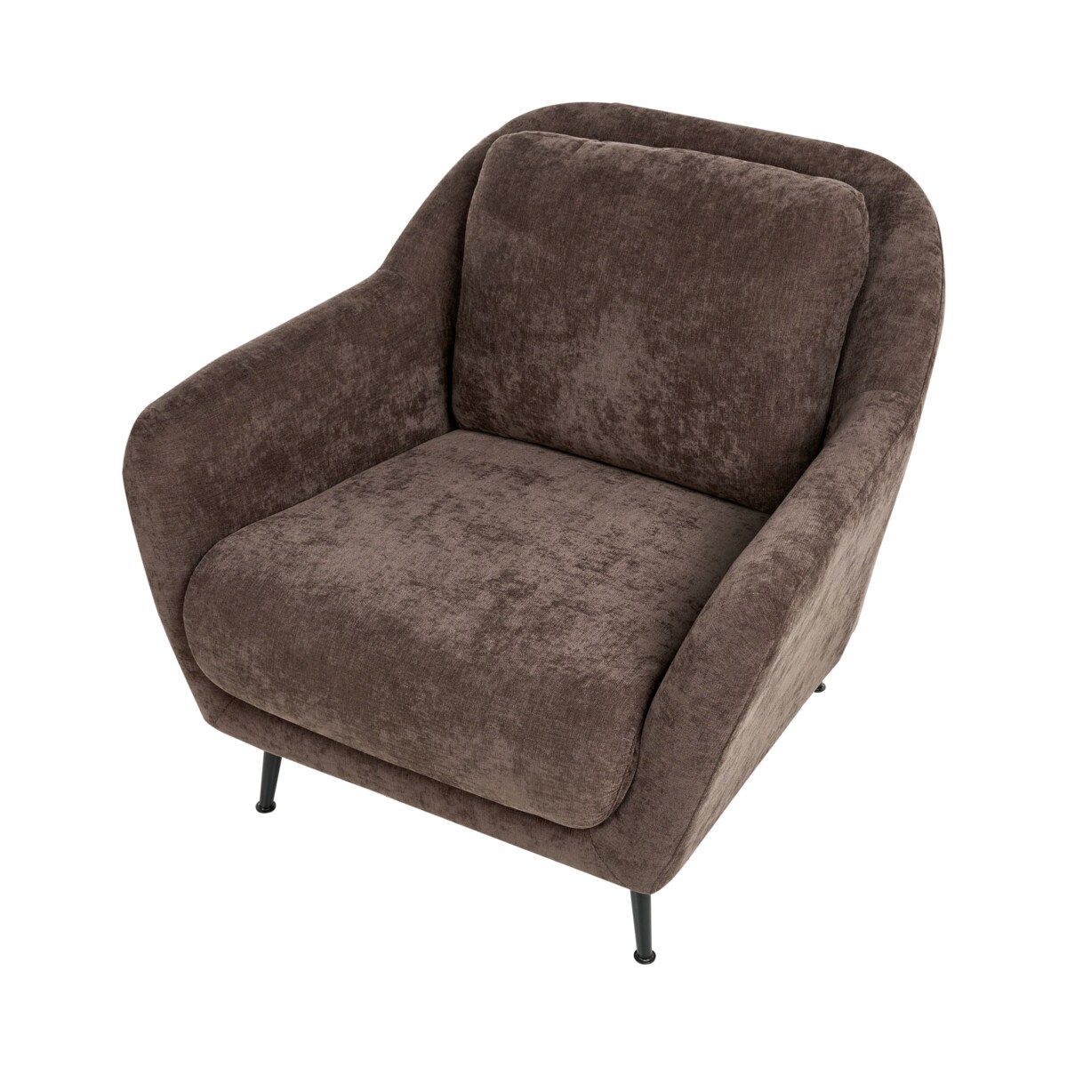 Fotel EIBY Szenil Ciemnobrązowy