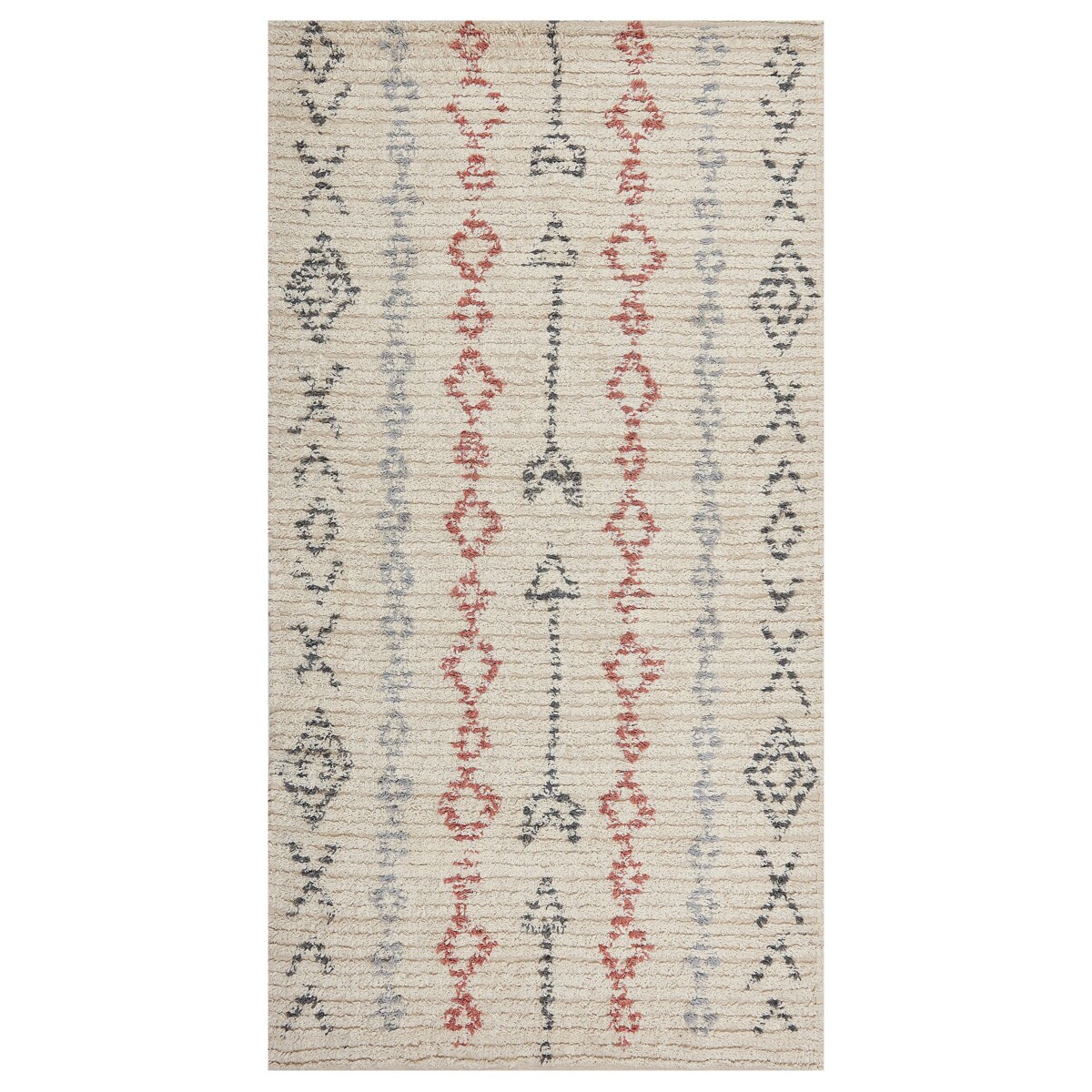 Dywan bawełniany 80 x 150 cm beżowy DISPUR