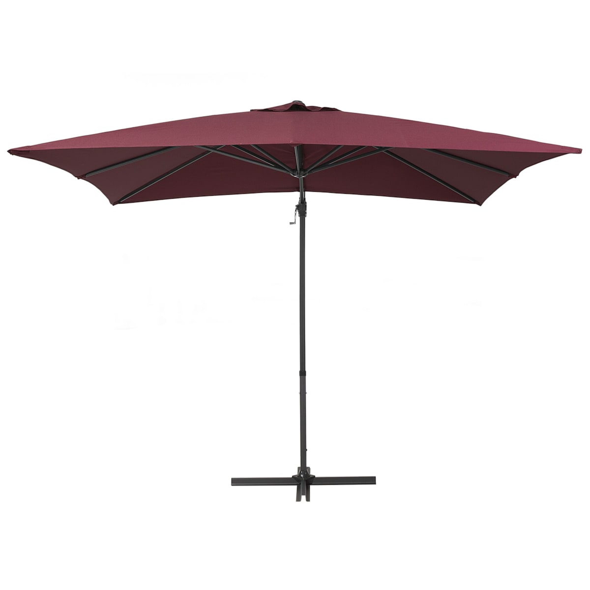 Parasol ogrodowy na wysięgniku 250 cm MONZA Burgundowy