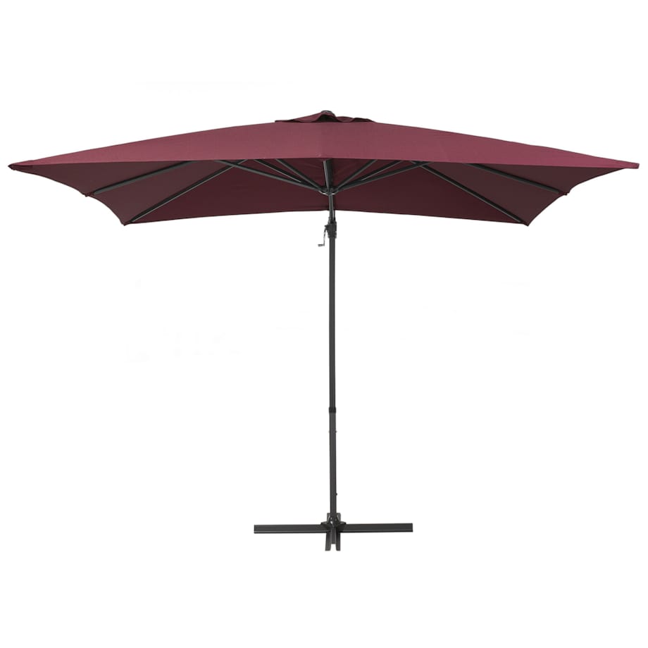 Parasol ogrodowy na wysięgniku 250 cm MONZA Burgundowy