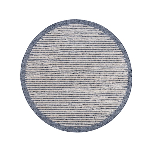 Dywan okrągły w paski ARTY 22310 Niebieski 160x160